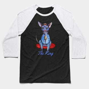 The King, Cat Rules Baseball T-Shirt